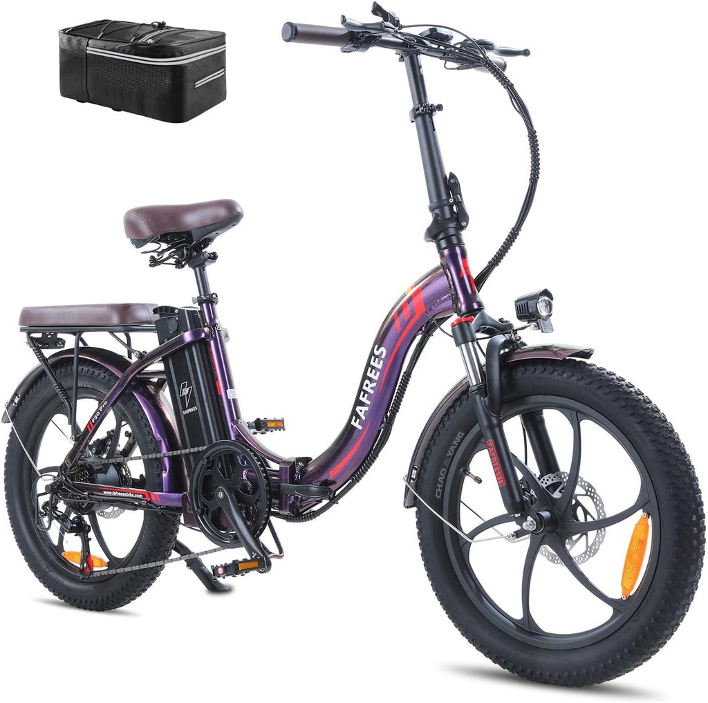 Fafrees F20 PRO E Bike Vélo pliant 20" [officiel] 20 Ah/25 Ah 36 V Batterie VTT électrique pour adultes Pedelec Ebike 140 kg Vélo électrique 250 W E Fatbike 20°